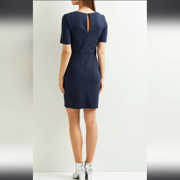 VILA VIFELLOW DRESS - sheath dress - total eclipse SZ XL - Picture 3 of 13